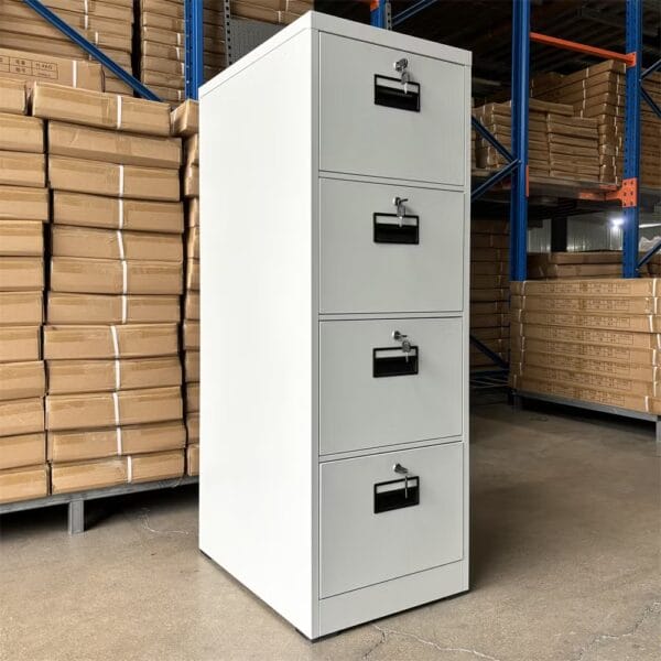 4 Drawer File Cabinet With 4 Keys